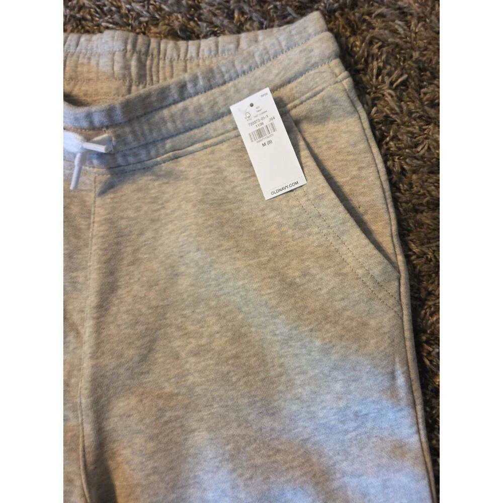 Boys Old Navy Grey Jogger Sweatpants W/ Pockets Size M (8) NWT